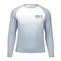 MA0127 Men's USA Sail GP UV Long Sleeve Men's Apparel